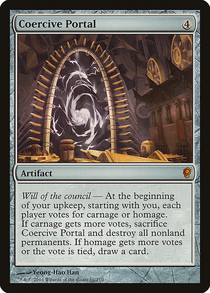conspiracy mtg card Coercive Portal [Conspiracy]