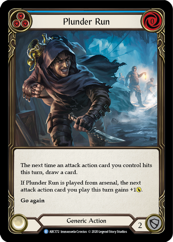Plunder Run (Blue) [ARC172] Unlimited Edition Rainbow Foil