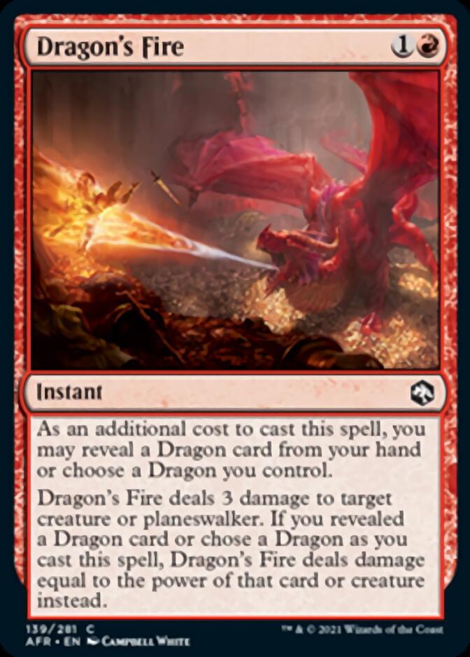 mtg forgotten realms dragon cards Magic The Gathering - Tiamat (235) each player rolls a d20 Dragon's Fire [Dungeons & Dragons: