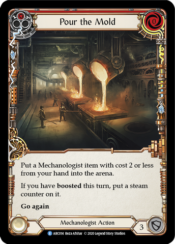 Pour the Mold (Red) [ARC014] Unlimited Edition Rainbow Foil