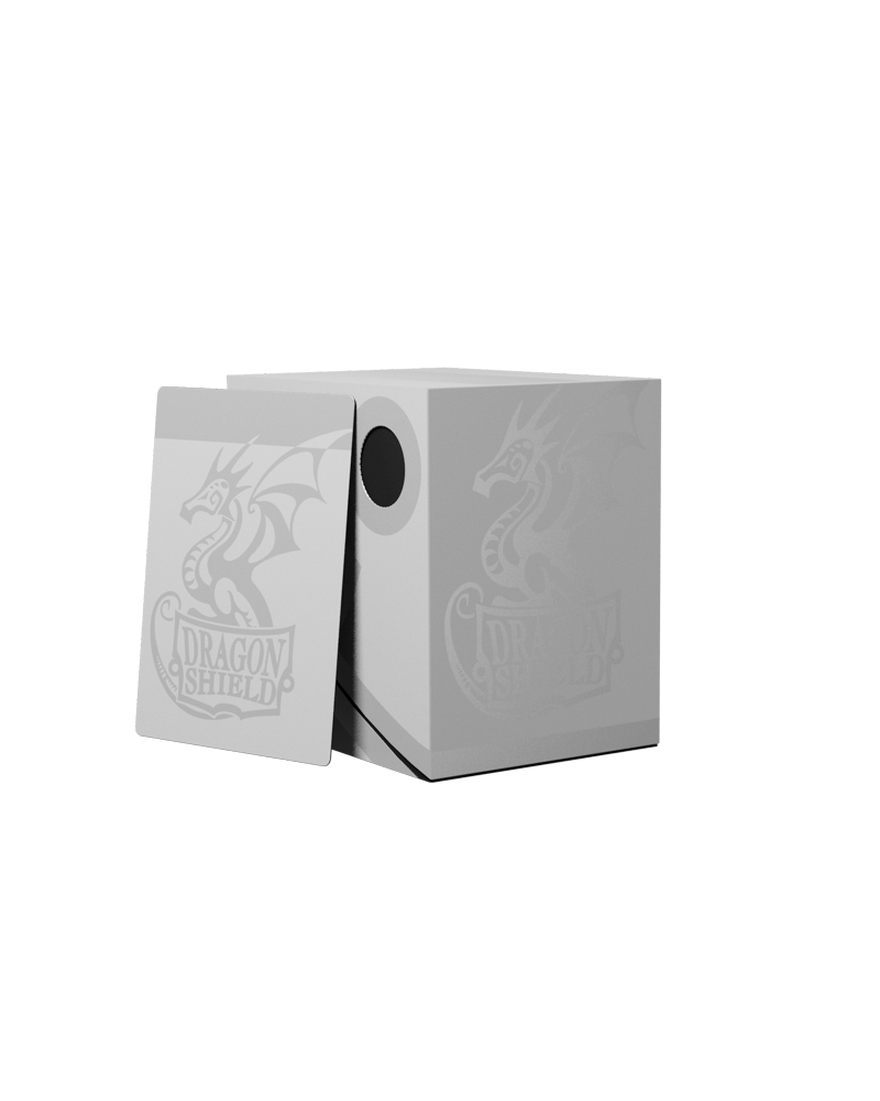 Dragon Shield - Double Shell Deck Box Ashen White/Black