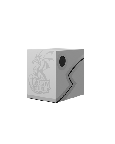 Dragon Shield - Double Shell Deck Box Ashen White/Black