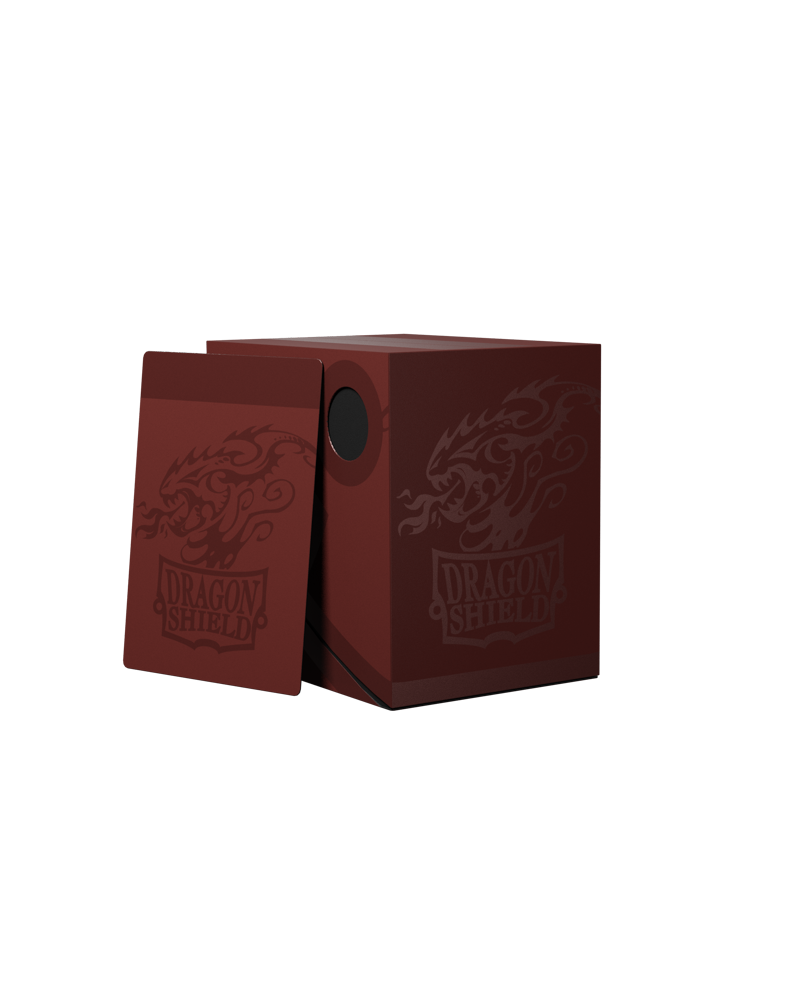 Dragon Shield - Double Shell Deck Box Blood Red/Black