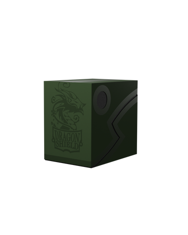Dragon Shield - Double Shell Deck Box Forest Green/Black