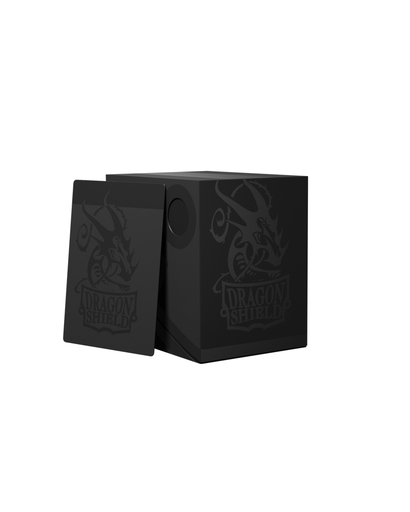 Dragon Shield - Double Shell Deck Box Shadow Black/Black