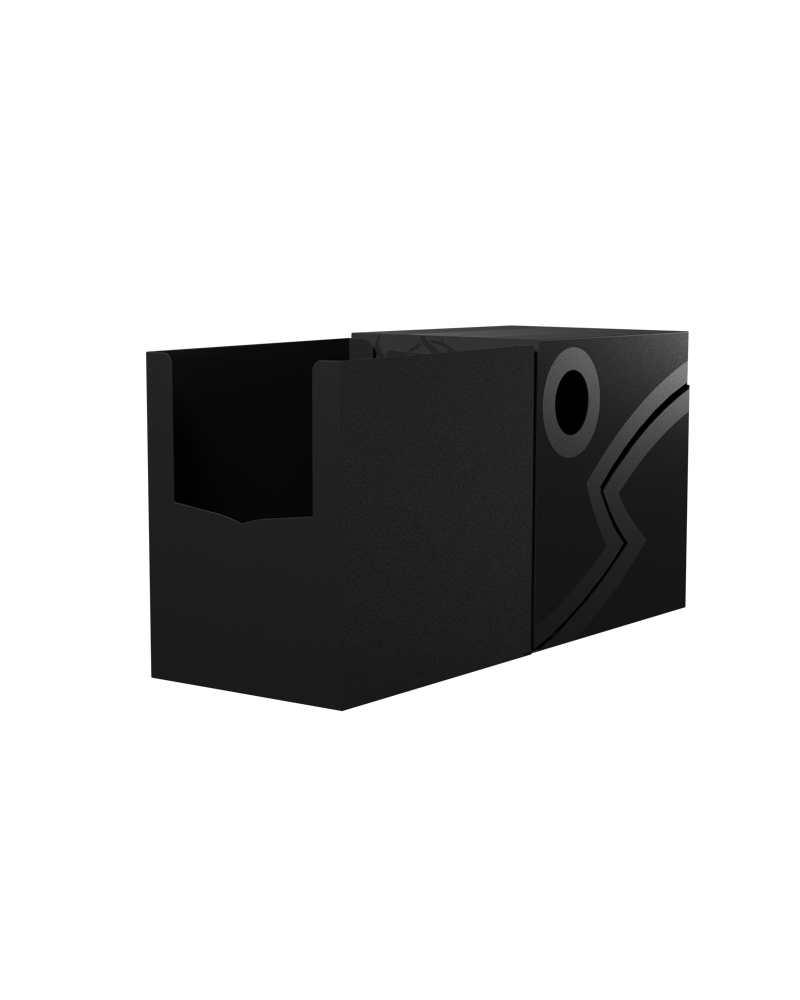 Dragon Shield - Double Shell Deck Box Shadow Black/Black