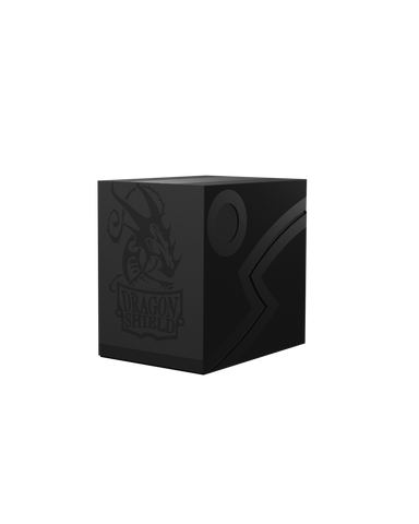 Dragon Shield - Double Shell Deck Box Shadow Black/Black