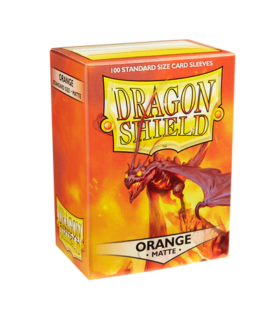 Dragon Shield - Matte Sleeve Orange