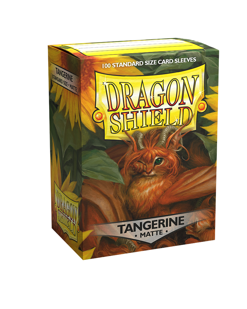 Dragon Shield - Matte Sleeve Tangerine