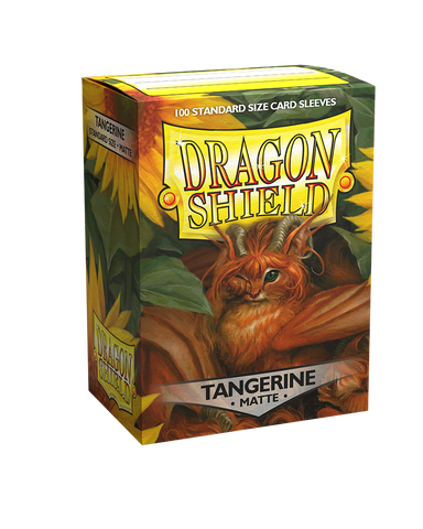 Dragon Shield - Matte Sleeve Tangerine
