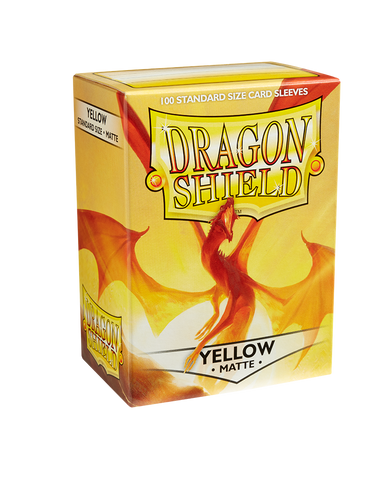 Dragon Shield - Matte Sleeve Yellow