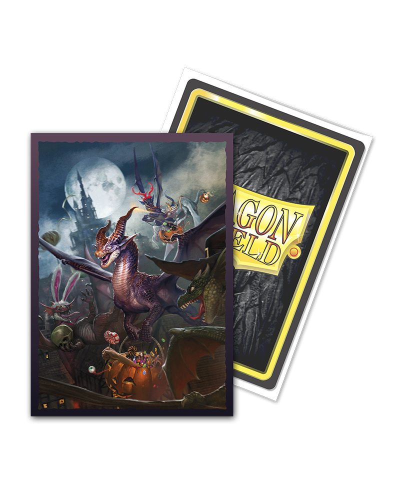 Dragon Shield Halloween Brushed Art Card Sleeves - 100 Count, Standard Size For TCGs Dragon Shield Art Sleeves Dragon Shield Halloween Brushed Art Card Sleeves - 100 Count, Standard Size For TCGs Dragon Shield Art Sleeves
