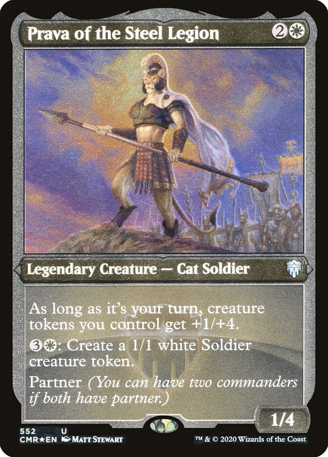 Prava of the Steel Legion (Foil Etched) [Commander Legends]