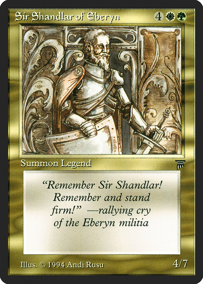 Sir Shandlar of Eberyn [Legends]