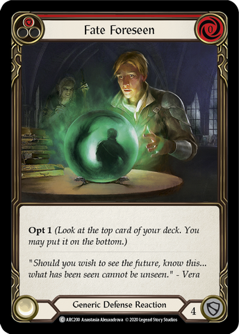 Fate Foreseen (Red) [ARC200] Unlimited Edition Rainbow Foil