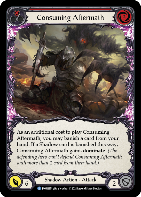 Consuming Aftermath (Red) [MON195] 1st Edition Normal