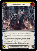 Unhallowed Rites (Yellow) [U-MON160] Unlimited Edition Normal