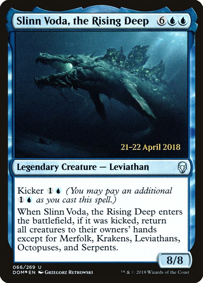 Slinn Voda, the Rising Deep [Dominaria Promos]