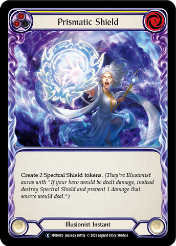 Prismatic Shield (Yellow) [U-MON093] Unlimited Edition Normal