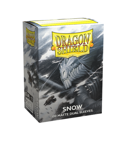 Dragon Shield - Matte Dual Sleeve Snow